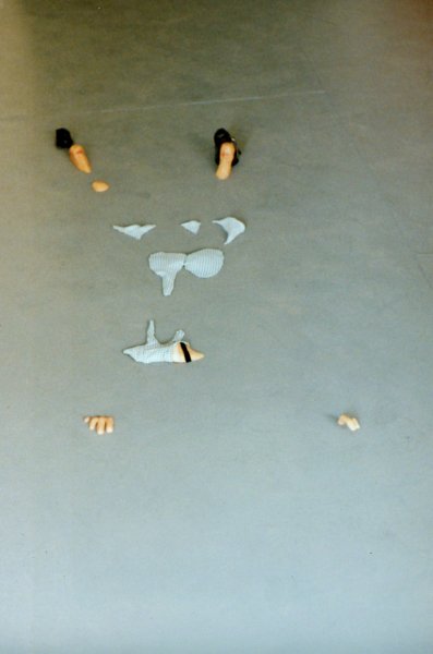 wax, pigment, cotton, leather