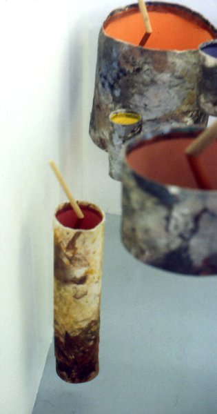 oil, acrylic, canvas, wood, nylon